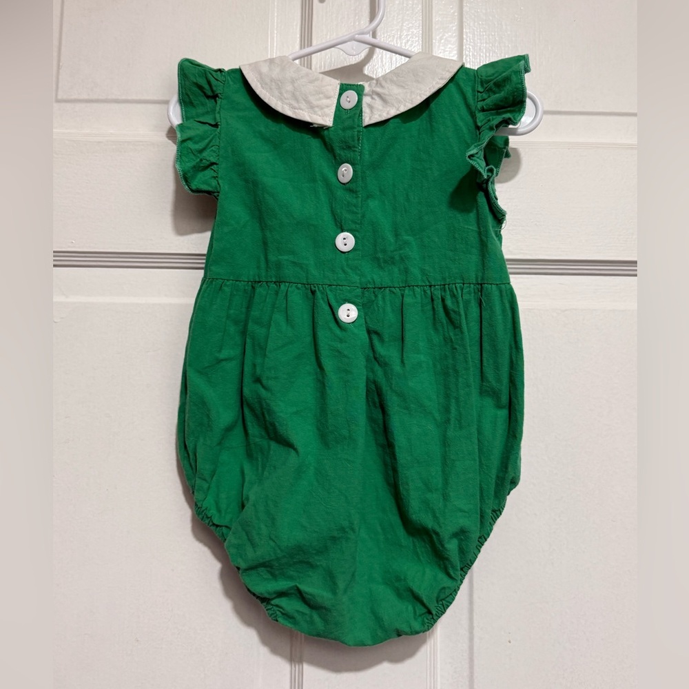 18-24M Easter Bubble Girls Rabbit Bunny Carrot Green - Picture 2 of 3